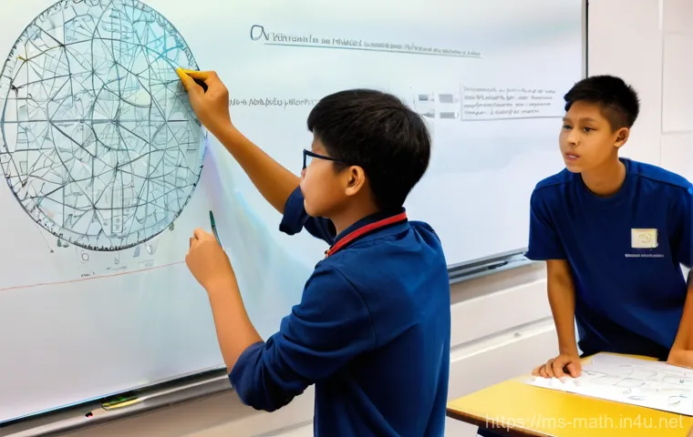 고등학교 수학 개념 총정리 - **Prompt:** A vibrant and encouraging scene featuring a diverse group of Malaysian high school stude...