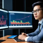 미적분학에서의 극한 개념 - **Prompt: Financial Limit Threshold**
"A diverse young Malaysian professional, appearing to be i...