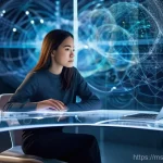 카타노의 정리 - **Prompt:** A young, thoughtful woman, dressed in a stylish yet modest long-sleeved top and trousers...